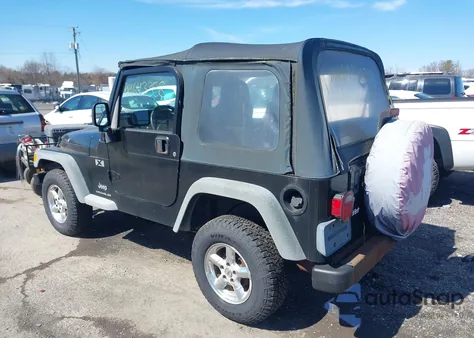 2003 Jeep Wrangler X из США, поврежденный, VIN 1J4FA39S63P300922